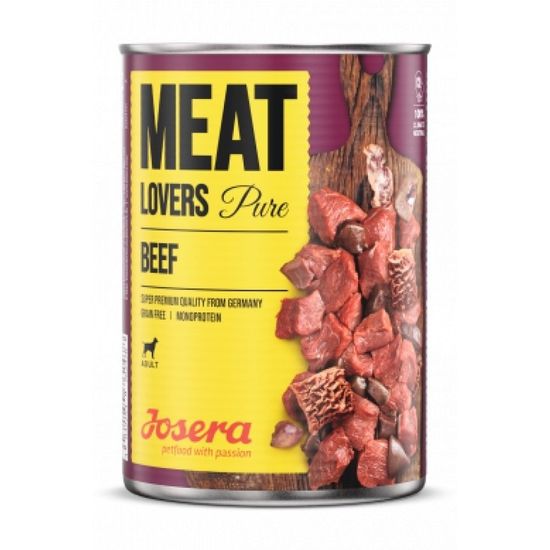 Josera Konzerva pro psy 400g Meat Lovers Pure Beef (hovězí)
