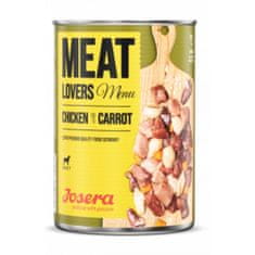 Josera Konzerva pro psy 800g Meat Lovers Menu Chicken with Carrot (kuřecí s mrkví)