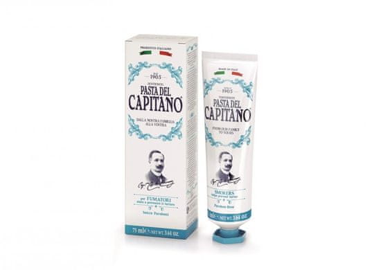 Pasta Del Capitano CAPITANO 1905 SMOKERS - premium zubní pasta pro kuřáky 75 ml + DÁREK ZDARMA pasta 15 ml