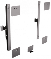 ANDEX Bezrámové otočné zrcadlové kliky 816CC (leštěná nerezová ocel)