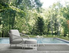 Couture Jardin Luxusní zahradní křeslo CUDDLE armchair šedá