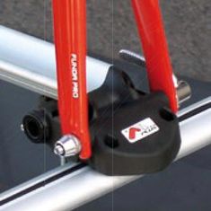 Menabo Střešní nosič na 1 jízdní kolo Bike Pro - aluminium / nezamykací / uchycení za přední vidlici