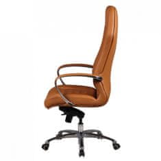 Bruxxi Kancelářská židle Liner, 136 cm, koňaková