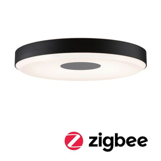 Paulmann PAULMANN LED stropní svítidlo Smart Home Zigbee Puric Pane Effect 2700K 230V 16 / 1x1,5W stmívatelné černá/šedá 79778
