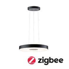 Paulmann PAULMANN LED závěsné svítidlo Smart Home Zigbee Puric Pane 2700K 11 / 1x7W černá/šedá stmívatelné 79779