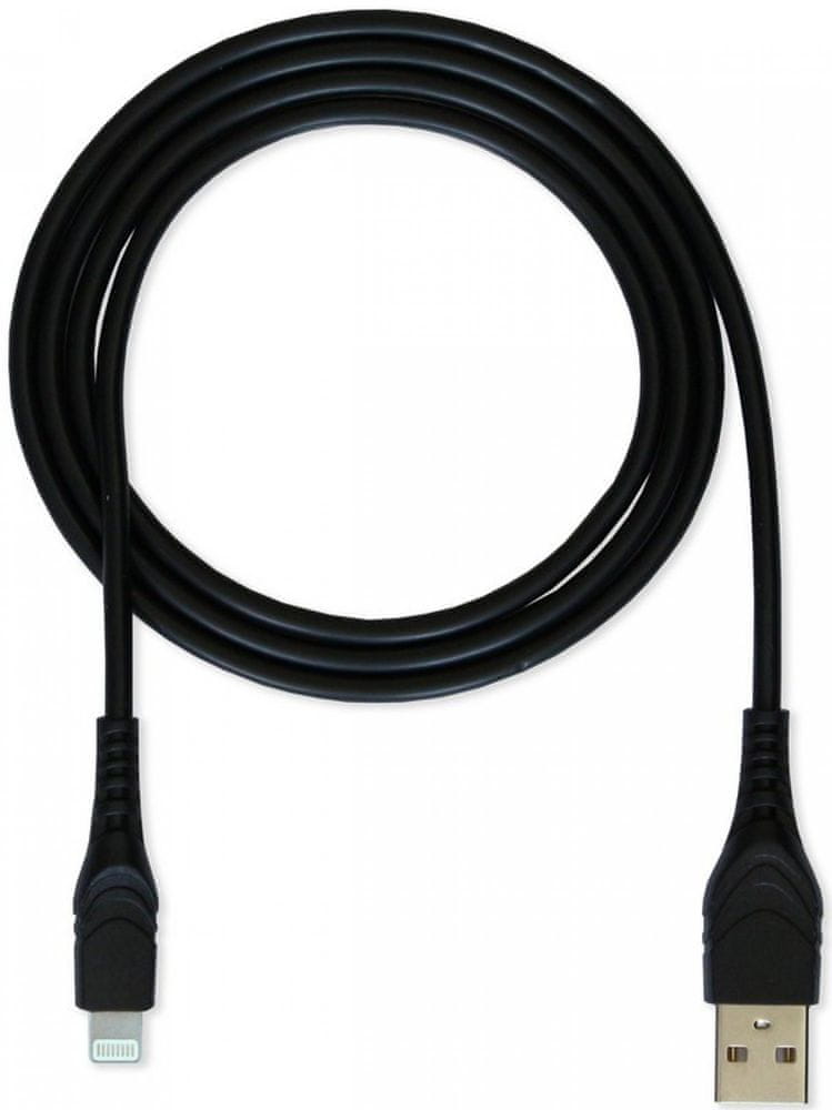 CUBE1 datový kabel USB > Lightning, 1m LM05-1102A -BLACK/1M, černý