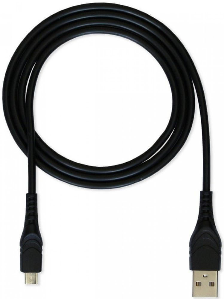 Levně CUBE1 datový kabel USB > microUSB, 1m LM05-1102B -BLACK/1M, černý