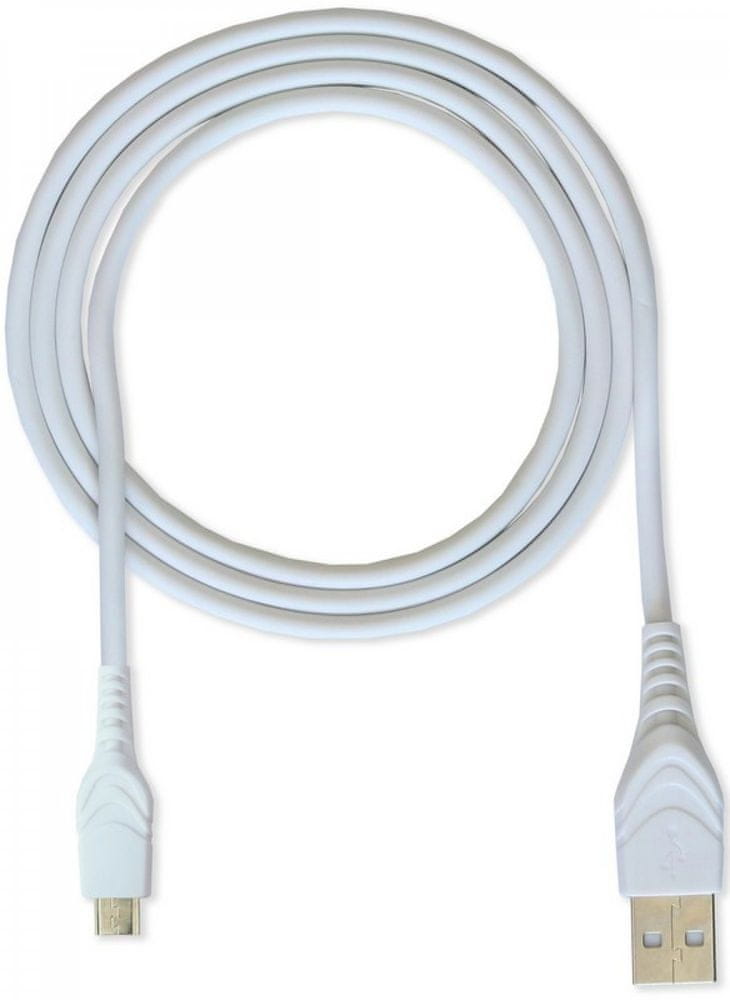 CUBE1 datový kabel USB > microUSB, 2m LM05-1102B -WHITE/2M, bílý
