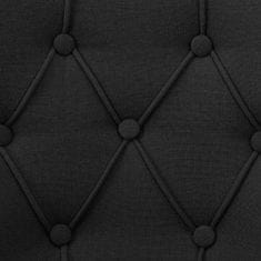 shumee Jídelní židle 2 ks černé textil