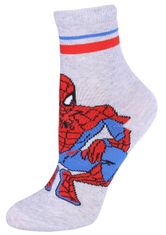 Chlapecké ponožky šedé Spider Man, 23-26 EU