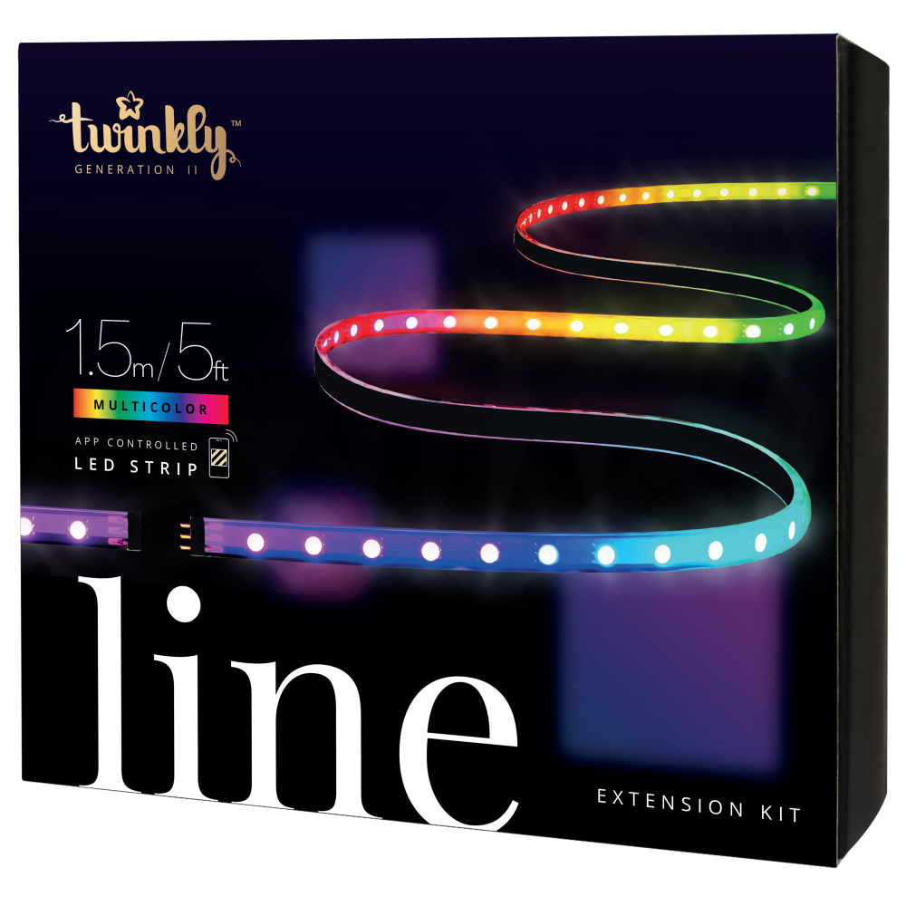 Twinkly LINE prodlužovací pásek RGB, 1,5m, B