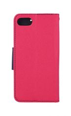 TopQ Pouzdro iPhone SE 2022 knížkové růžové 75040