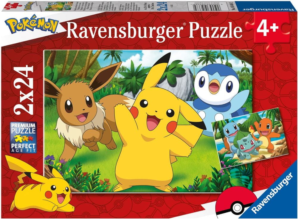 Ravensburger Pokémon 2×24 dílků