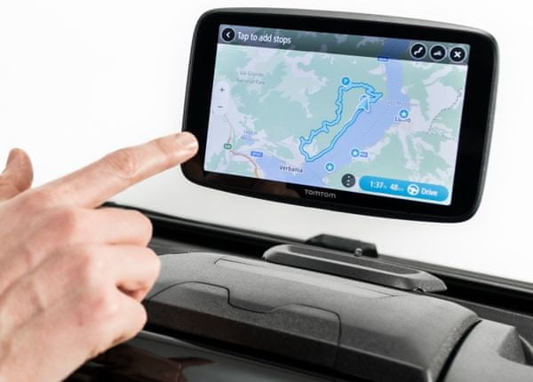 GPS navigace pro obytné vody pro karavany slot na paměťovou kartu nahrané body zájmy pro obytné vody plánování tras TomTom GO Camper Max 7palců světové mapy rychlejší aktualizace map mapy TomTom dotykový displej kvalitní rozlišení 5Hz Wi-Fi ultra rychůlá wifi 2GB RAM rychlejší odezva rychlejší aktualizace map výkonná navigace Bluetooth hlasové ovládání hlasové ovládání výkonné wifi připojení praktický držák doprovodná aplikace výkonný reproduktor výkonná automobilová navigace interní paměť světové mapy doživotní aktualizace aktuální radary aktuální ceny pohonných hmot široké informace