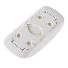 Northix Mini UV LED lampa na nehty, růžová 