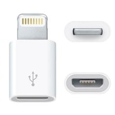 Northix Adaptér Micro-USB na Lightning – bílý 