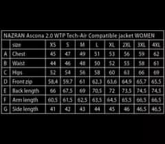 NAZRAN Dámská bunda Ascona 2.0 black/fluo Tech-air compatible vel. L