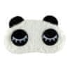 Northix Eyes Closed Panda, Fluffy Sleep Maska pro cestování a relaxaci 