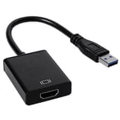 Northix Adaptér USB 3.0 na HDMI – černý 