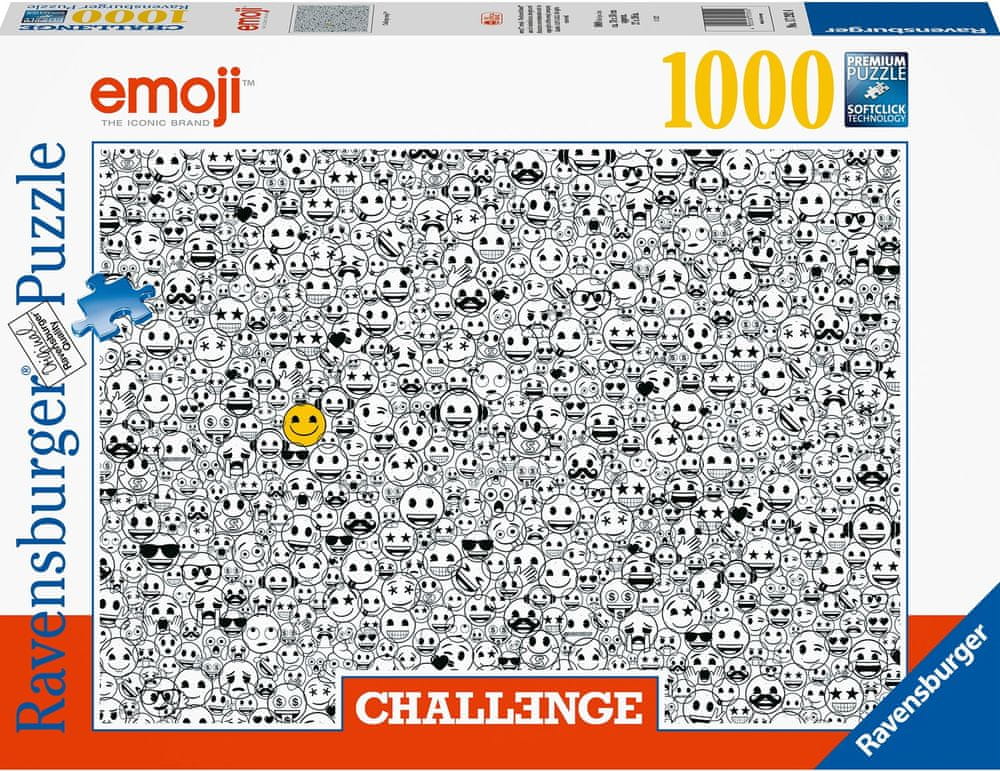 Ravensburger Challenge Puzzle: Emoji 1000 dílků