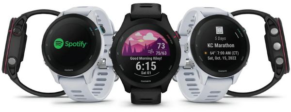 moderné nízka hmotnosť ľahké inteligentné hodinky bežecké hodinky triatlonové hodinky inteligentné hodinky Garmin Forerunner 255S Music výkonné GPS Bluetooth odolné do hĺbky 50 m 5ATM bezkontaktné platby garmin pay batéria s výdržou 12 dní viac ako 30 športových profilov denné návrhy tréningu na mieru čas na zotavenie race predictor meranie srdcového rytmu krokomer gps glonass galileo wifi ant plus body battery energy monitor smart notifikácia detekcia pádov výkonné inteligentné hodinky bežecké hodinky pre bežcov triatlon vytvalostný beh multišport