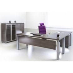 Vasa Kancelářský stůl SQUARE tvarový - pravý - 200x100/80 cm - MS4120P - 3D2394