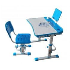 Unique SET - dětský psací stůl a židle CANDY modrá - bez zásuvky - 3D5201