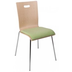 Alba Jednací židle TULIP s čalouněným sedákem - výběr barevného provedení - 3D789