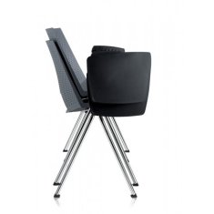 Alba Plastová jednací židle STRIKE s čalouněným sedákem - 3D4845