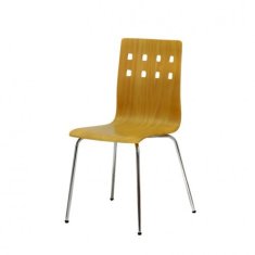 Office Jídelní židle NELA - nosnost 100 kg - stohovatelná - 3D3118