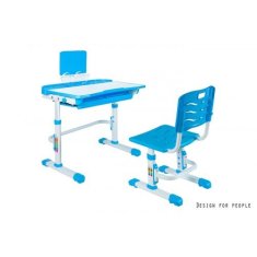 Unique SET - dětský psací stůl a židle SANDY modrá - se zásuvkou - 3D5202