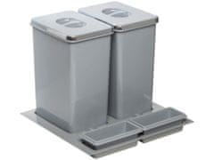 Sinks EK9113 PRACTIKO 600 Odpadkový koš vložený, 2x20l + 2x miska