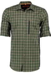 Orbis textil Orbis košile zelená kostkovaná 4066/55 dlouhý rukáv Varianta: 37/38