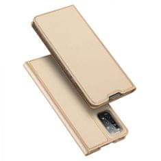Dux Ducis Skin Pro knížkové kožené pouzdro na Xiaomi Redmi Note 11 Pro 4G/5G, zlaté
