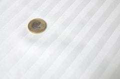 Eurofirany Hotelový damaškový povlak na polštář 70x80 mikrovlákno bílá