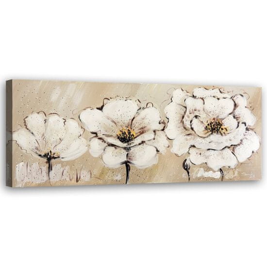shumee Obraz, Malované boho květiny - 150x50