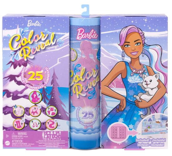 Mattel Barbie Color Reveal Adventní kalendář HJD60