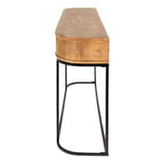 Clayre & Eef Konzolový stolek dřevo a kov 50670