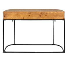 Clayre & Eef Konzolový stolek dřevo a kov 50670