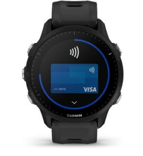 moderná nízka hmotnosť ľahké smart hodinky bežecké hodinky triatlonové hodinky inteligentné hodinky Garmin Forerunner 255S Music výkonná GPS Bluetooth odolné do hĺbky 50 m 5ATM bezkontaktné platby garmin pay batéria s výdržou 12 dní viac ako 30 športových profilov srdcového rytmu krokomer gps glonass galileo wifi ant plus body battery energy monitor smart notifikácia detekcia pádov výkonné múdre hodinky bežecké hodinky pre bežcov triatlon vytvalostný beh multišport mp3 prehrávač vlastná hudba