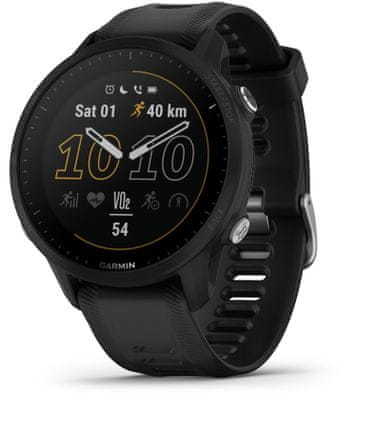 moderní nízká hmotnost lehké chytré hodinky běžecké hodinky triatlonové hodinky chytré hodinky Garmin Forerunner 255S Music integrovaný hudební přehrávač poslech hudby výkonná GPS Bluetooth odolné do hloubky 50 m 5ATM bezkontaktní platby garmin pay baterie s výdrží 12 dní více než 30 sportovních profilů denní návrhy tréningu na míru čas na zotavení race predictor měření srdečního rytmu krokoměr gps glonass galileo wifi ant plus body battery energy monitor smart notifikace detekce pádů výkonné chytré hodinky běžecké hodinky pro běžce triatlon vytvalostní běh multisport mp3 přehrávač vlastní hudba