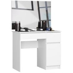 Akord Toaletní stolek se zrcadlem clp p-2/sl 900x600 bílý pravý
