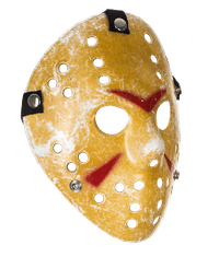 Korbi Plastová maska Pátek 13., maska Jason Voorhees Freddy 3