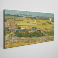 COLORAY.CZ Obraz na plátně Sklizeň van Gogh 100x50 cm