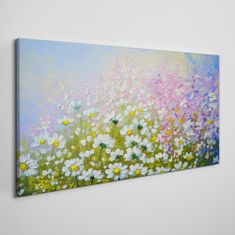 COLORAY.CZ Obraz na plátně Moderní louka květiny 120x60 cm