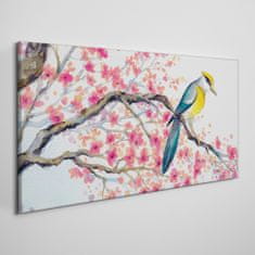 COLORAY.CZ Obraz na plátně Strom pták zvíře 120x60 cm