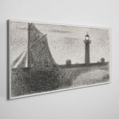 COLORAY.CZ Obraz na plátně Seurat Light 120x60 cm