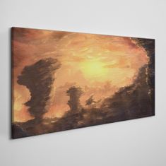 COLORAY.CZ Obraz na plátně Sky Sunset Příroda 100x50 cm
