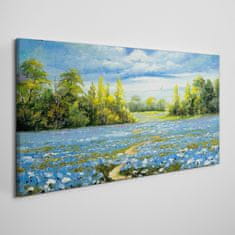 COLORAY.CZ Obraz na plátně Stromy květiny příroda 100x50 cm