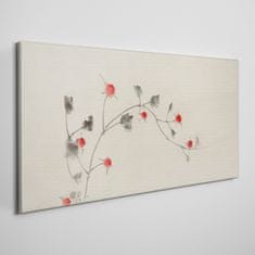 COLORAY.CZ Obraz na plátně Moderní větve květin 100x50 cm